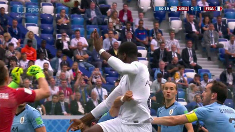 FIFA MS ve fotbalu 2018 Rusko - Uruguay - Francie