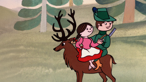 O hajném Robátkovi a jelenu Větrníkovi - 1/13 Jak Robátko odešel z lesa do lesa