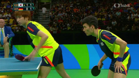 XXXI. letní olympijské hry 2016 Rio de Janeiro - Stolní tenis: Korea - Německo (družstva, muži)