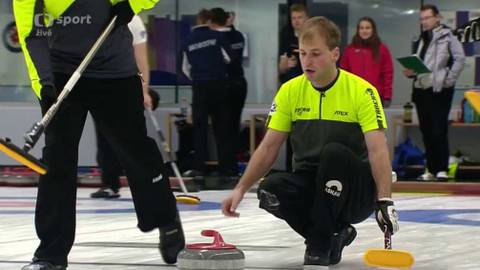 Curling - Česko / Tabery - Švédsko / Bryce