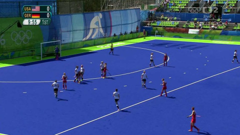 XXXI. letní olympijské hry 2016 Rio de Janeiro - Pozemní hokej: USA - Německo (ženy)