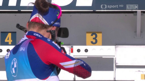 MS v biatlonu 2025 Švýcarsko - Stíhací závod žen