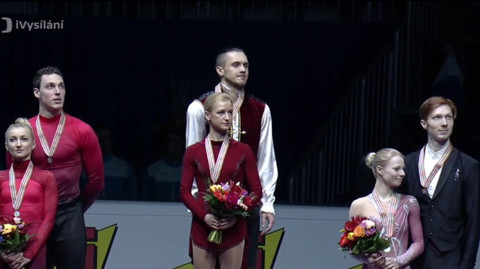 ME v krasobruslení 2016 Slovensko - Slavnostní vyhlášení