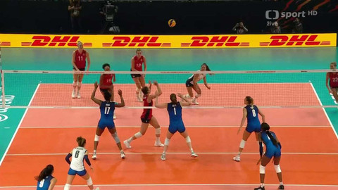 MS ve volejbalu žen 2022 Nizozemsko, Polsko - Itálie - USA