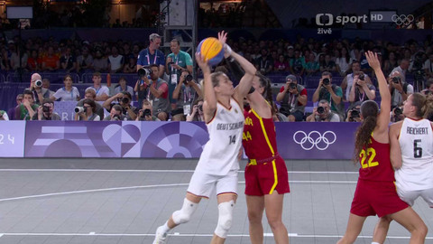 XXXIII. letní olympijské hry 2024 Paříž - Basketbal 3x3: Německo - Španělsko