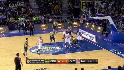 Evropská liga v basketbalu - Fenerbahce Ülker Istanbul - Olympiakos Pireus