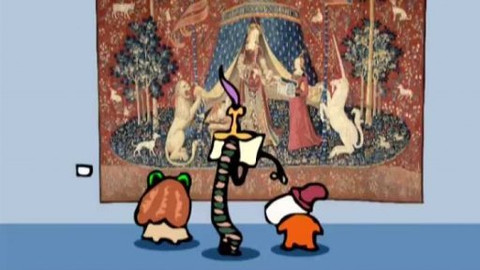 Minuta v muzeu - Tapisérie s názvem „Má jediná touha“