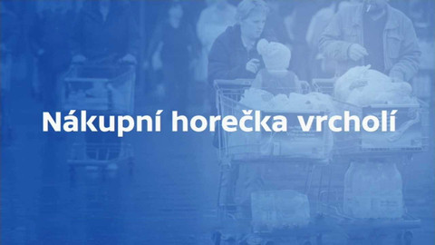 Mimořádné pořady ČT24 - Nákupní horečka vrcholí