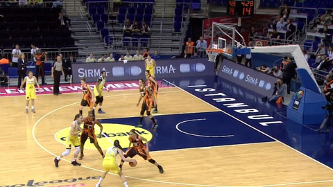 Evropská liga v basketbalu - ZVVZ USK Praha – UMMC Jekatěrinburg