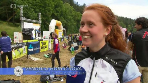 Sportovní běh a chůze - M ČR v orientačním běhu 2014 Adršpach - krátká trať