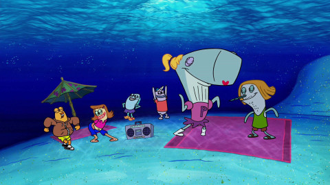 SpongeBob v kalhotách - Hlídání velryby / Úklidová četa