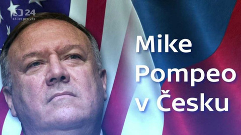 90’ ČT24 - Šéf americké diplomacie v Česku