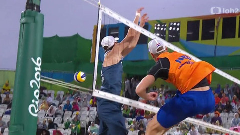 XXXI. letní olympijské hry 2016 Rio de Janeiro - Plážový volejbal: Nizozemsko - Polsko (muži)