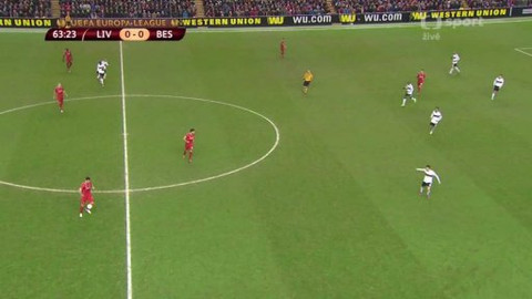 Evropská liga UEFA - Liverpool FC - Besiktas Istanbul