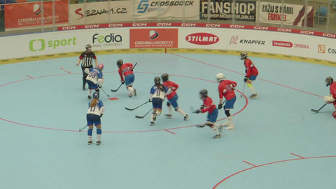MS juniorů v hokejbalu 2025 Česko - Česko dívky U16 - Slovensko dívky U16