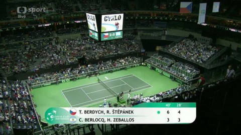 Davis Cup - Česko - Argentina