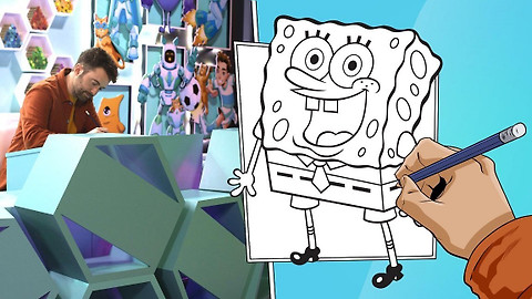 Kreslíme s Willem - 1/40 SpongeBob