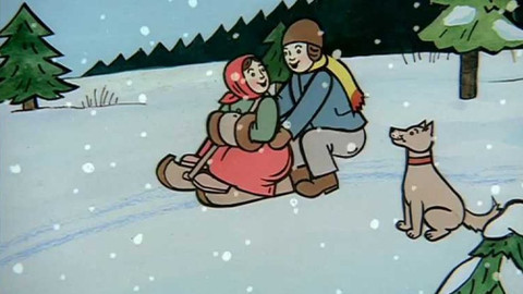 Říkadla Josefa Lady - Na saních