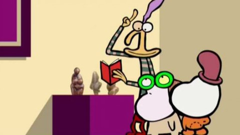 Minuta v muzeu - Soška ženy