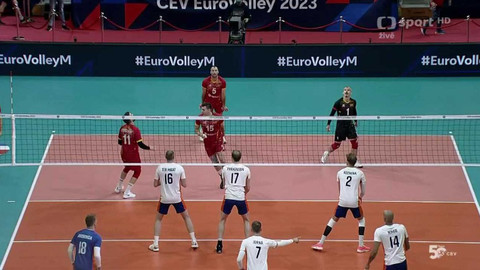 ME ve volejbalu mužů 2023 - Severní Makedonie - Nizozemsko