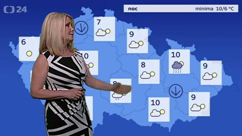 Předpověď počasí - 15. května 2017 17:55
