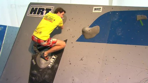 Sportovní lezení - Rock Point ČP v boulderingu 2014 Praha