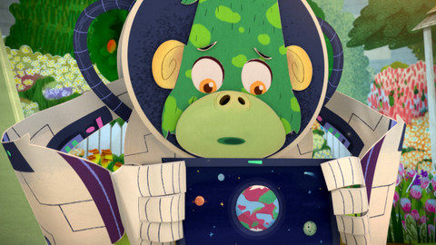 Zak a Kvák - Vesmírné papírgorily