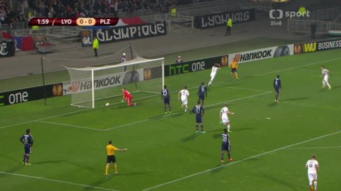 Evropská liga UEFA - Olympique Lyon - FC Viktoria Plzeň