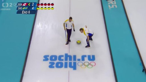 XXII. zimní olympijské hry 2014 Soči - Curling: Kanada - Švédsko - muži
