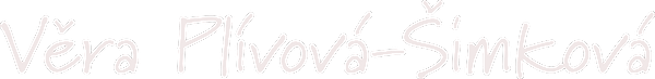 Věra Plívová-Šimková