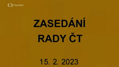 Jednání Rady České televize - 2. jednání Rady ČT v roce 2023