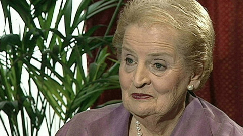 Na plovárně - Madeleine Albright