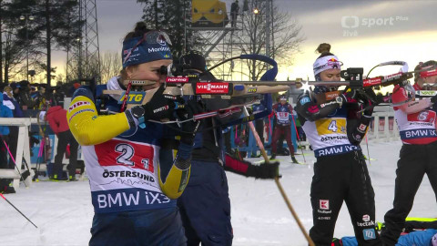 Světový pohár v biatlonu - SP Švédsko - nástřel