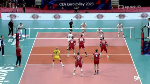 ME ve volejbalu mužů 2023 - Severní Makedonie - Dánsko