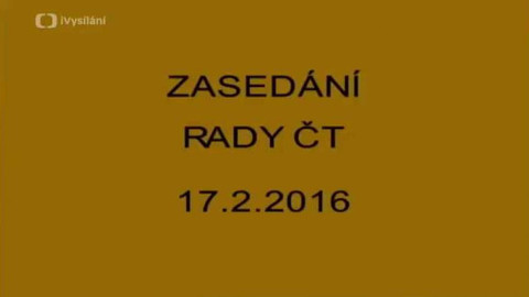 Jednání Rady České televize - 3. jednání Rady ČT v roce 2016