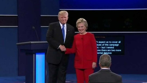 Mimořádné pořady ČT24 - 1. společná debata Clintonová – Trump