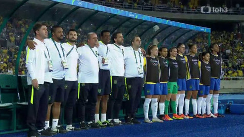 XXXI. letní olympijské hry 2016 Rio de Janeiro - Fotbal: Brazílie - Švédsko (ženy)