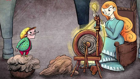 Pohádky krále Jiřího - Zlatá přadlena