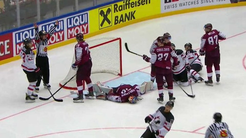 MS v ledním hokeji 2018 Dánsko - Kanada - Lotyšsko