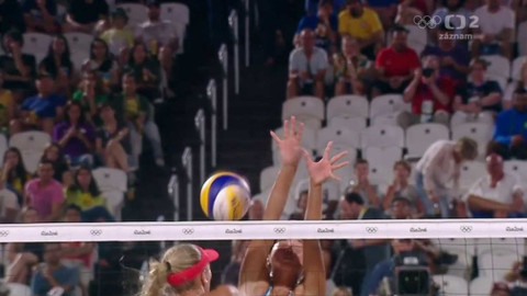 XXXI. letní olympijské hry 2016 Rio de Janeiro - Plážový volejbal: Švýcarsko - Čína (ženy)