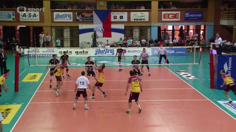 Volejbal - VK Jihostroj České Budějovice - VK Dukla Liberec