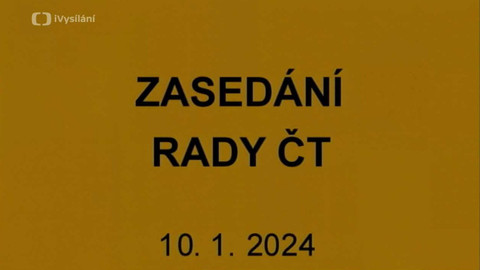 Jednání Rady České televize - 1. jednání Rady ČT v roce 2024