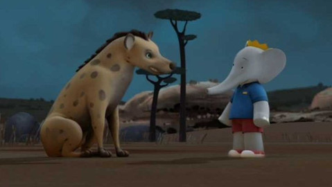 Babar a Baduova dobrodružství - 1/13 Číča v úzkých/Příběh měsíční kočky