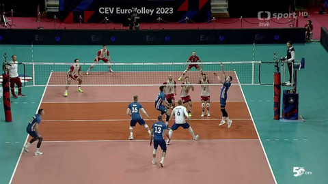 ME ve volejbalu mužů 2023 - Polsko - Česko