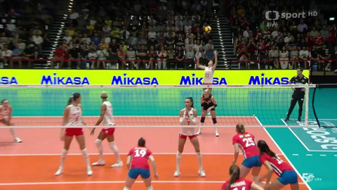 ME ve volejbalu žen 2023 - Česko - Turecko