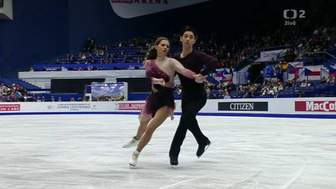 ME v krasobruslení 2017 Česko - Volné jízdy tanečních párů