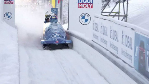 MS v bobech a skeletonu 2021 Německo - 3. jízda čtyřbobu mužů