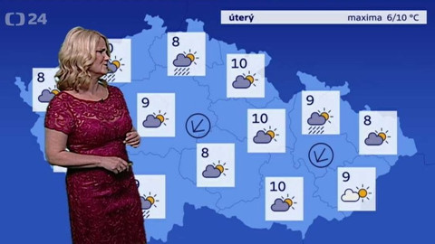 Předpověď počasí - 8. května 2017 17:56