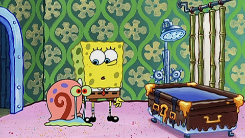 SpongeBob v kalhotách - Loď duchů / Koupání Geryho