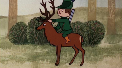 O hajném Robátkovi a jelenu Větrníkovi - 5/13 Jak pan Kotrč zasedl hájovnu